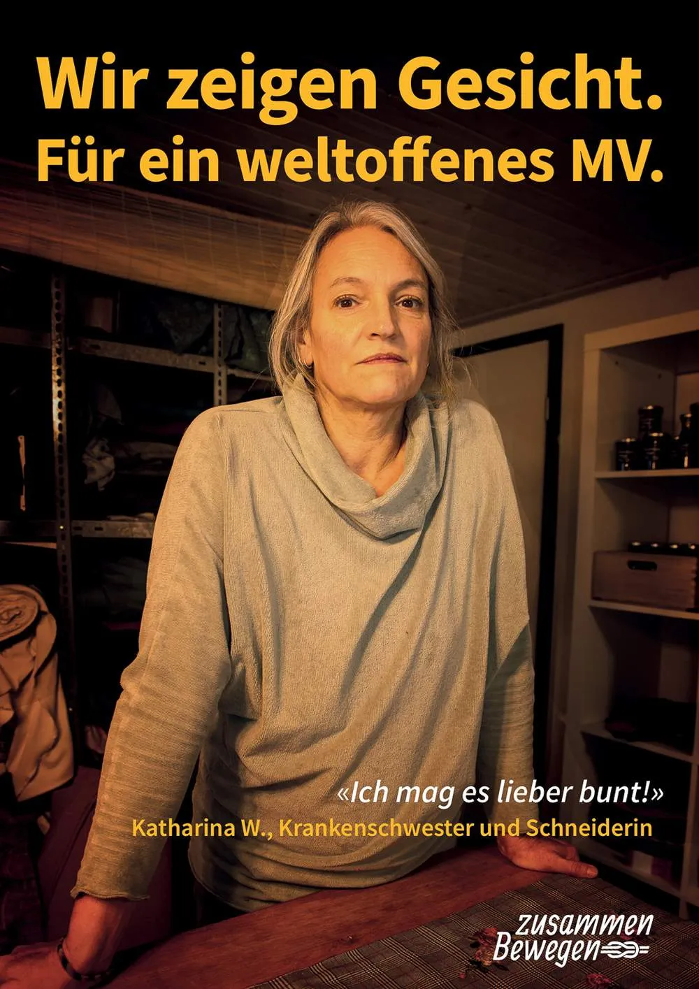 Wir zeigen Gesicht Fotoaktion: "Ich mag es lieber bunt!"