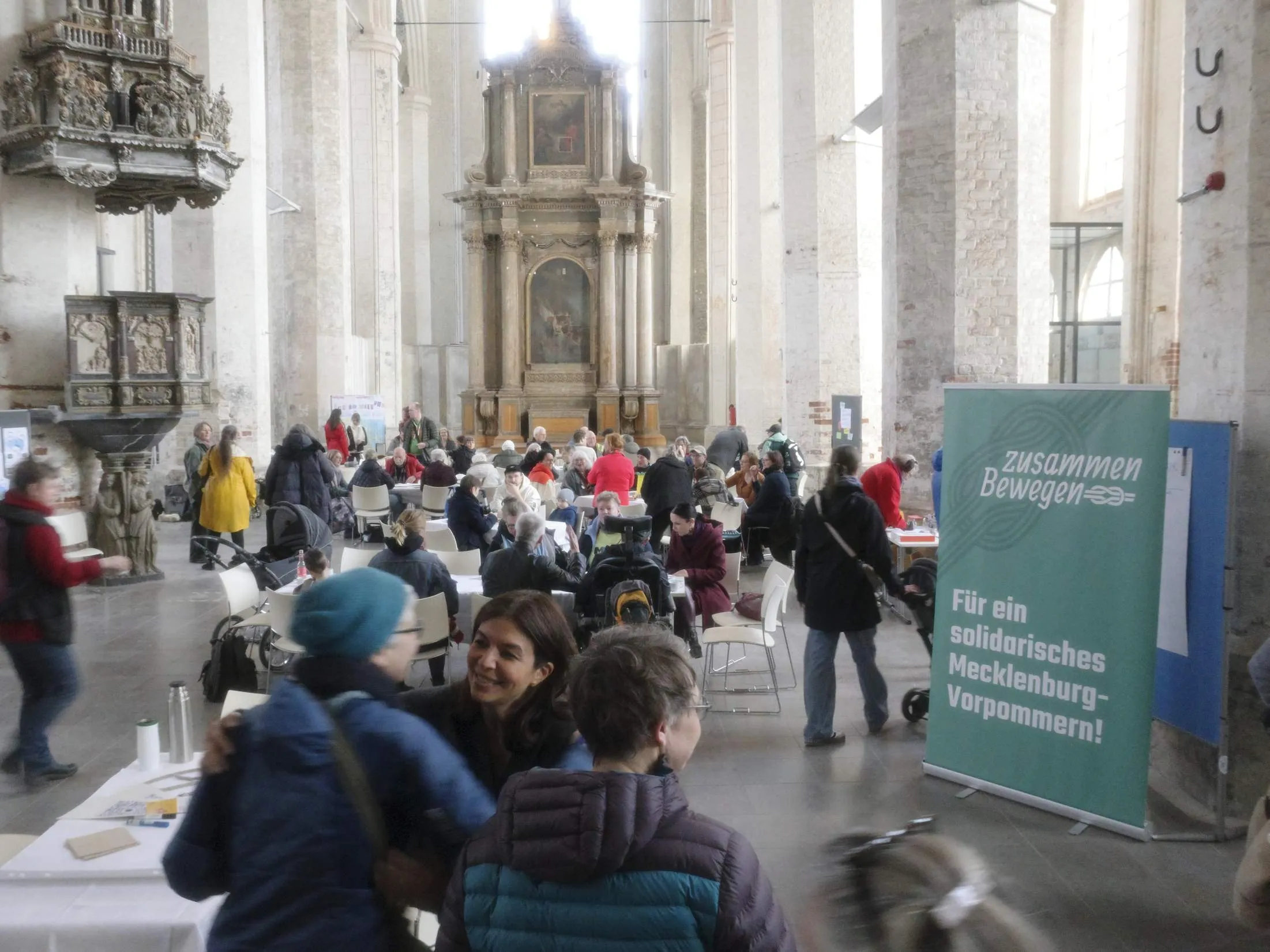 Zusammen bewegen beim Kampagnenstart