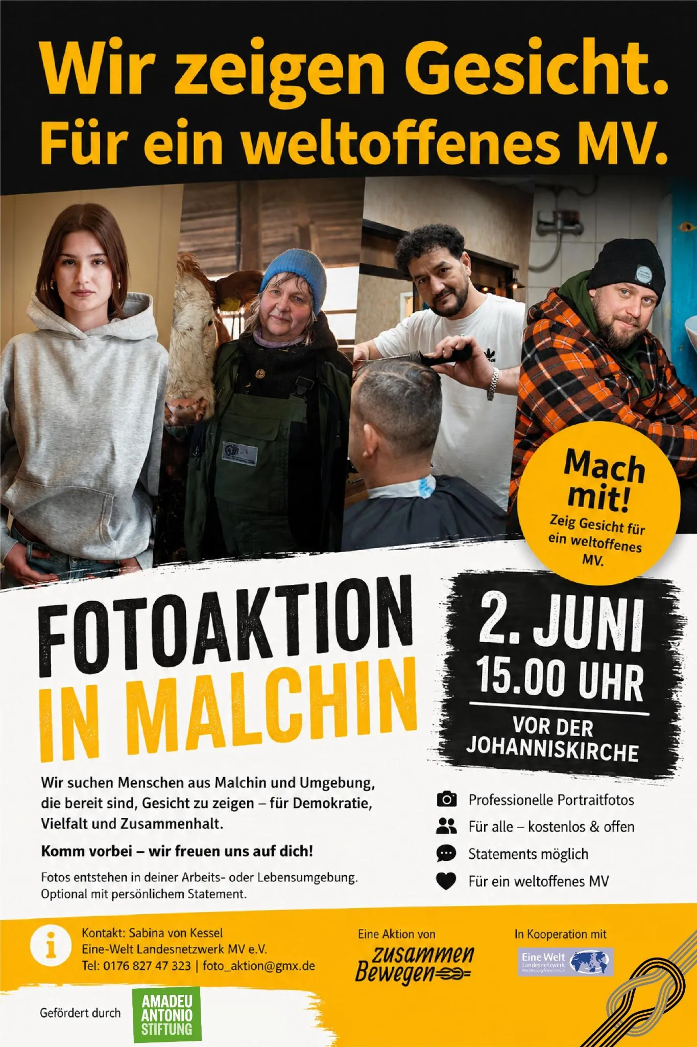 Fotoaktion in Malchin