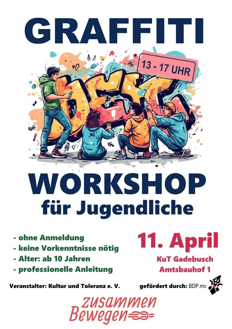 Graffiti Workshop für Jugendliche